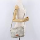 LOUIS VUITTON Damier Salt Trio Messenger Bag White N50068 LV Auth ka6360-28