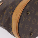 LOUIS VUITTON Monogram Bucket PM Shoulder Bag M42238 LV Auth ka6361-15