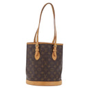 LOUIS VUITTON Monogram Bucket PM Shoulder Bag M42238 LV Auth ka6361-13