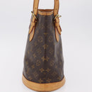 LOUIS VUITTON Monogram Bucket PM Shoulder Bag M42238 LV Auth ka6361-3
