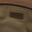 Salvatore Ferragamo Gancini Tote Bag Leather Beige Silver Auth ka6363-21