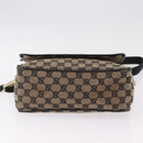 GUCCI GG Canvas Shoulder Bag Beige Gold 019 0375 Auth ka6364-11
