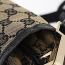 GUCCI GG Canvas Shoulder Bag Beige Gold 019 0375 Auth ka6364-16