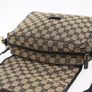 GUCCI GG Canvas Shoulder Bag Beige Gold 019 0375 Auth ka6364-18