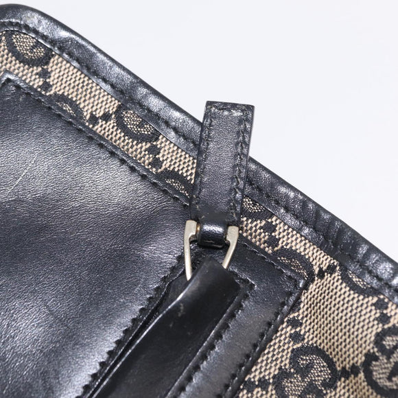 GUCCI GG Canvas Shoulder Bag Beige Gold 019 0375 Auth ka6364