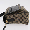 GUCCI GG Canvas Shoulder Bag Beige Gold 019 0375 Auth ka6364-5