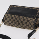 GUCCI GG Canvas Shoulder Bag Beige Gold 019 0375 Auth ka6364-6