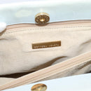 BOTTEGA VENETA INTRECCIATO Shoulder Bag Leather Light Blue Gold Auth ka6365-15