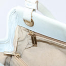 BOTTEGA VENETA INTRECCIATO Shoulder Bag Leather Light Blue Gold Auth ka6365-19
