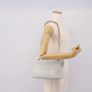 BOTTEGA VENETA INTRECCIATO Shoulder Bag Leather Light Blue Gold Auth ka6365-25