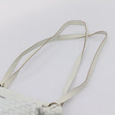 BOTTEGA VENETA INTRECCIATO Shoulder Bag Leather Light Blue Gold Auth ka6365-8