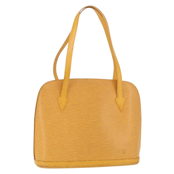 LOUIS VUITTON Epi Lussac Shoulder Bag Yellow M52289 LV Auth ka6366