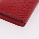 LOUIS VUITTON Epi Pochette Accessoires Accessory Pouch Red M52987 LV Auth ka6369-9