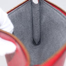 LOUIS VUITTON Epi Pochette Accessoires Accessory Pouch Red M52987 LV Auth ka6369-19