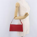 LOUIS VUITTON Epi Pochette Accessoires Accessory Pouch Red M52987 LV Auth ka6369-20