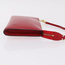 LOUIS VUITTON Epi Pochette Accessoires Accessory Pouch Red M52987 LV Auth ka6369-3