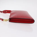 LOUIS VUITTON Epi Pochette Accessoires Accessory Pouch Red M52987 LV Auth ka6369-4