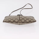 GUCCI GG Supreme Web Sherry Line Bag PVC Beige Gold 904 02 047 Auth ka6370-10