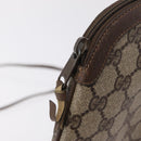 GUCCI GG Supreme Web Sherry Line Bag PVC Beige Gold 904 02 047 Auth ka6370-16