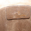 GUCCI GG Supreme Web Sherry Line Bag PVC Beige Gold 904 02 047 Auth ka6370-18