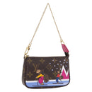 LOUIS VUITTON Ski Bear Mini Pochette Accessoires Pouch M67769 LV Auth ka6379M-1