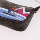 LOUIS VUITTON Ski Bear Mini Pochette Accessoires Pouch M67769 LV Auth ka6379M-15
