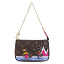 LOUIS VUITTON Ski Bear Mini Pochette Accessoires Pouch M67769 LV Auth ka6379M-13