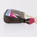LOUIS VUITTON Ski Bear Mini Pochette Accessoires Pouch M67769 LV Auth ka6379M-3