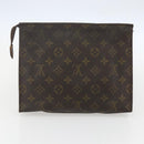LOUIS VUITTON Monogram Clutch Bag 2 Set LV Auth ka638-11