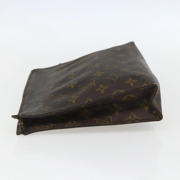 LOUIS VUITTON Monogram Clutch Bag 2 Set LV Auth ka638
