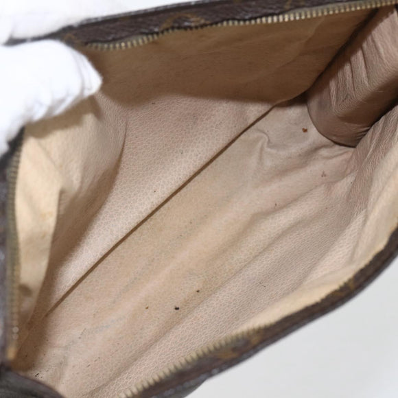 LOUIS VUITTON Monogram Clutch Bag 2 Set LV Auth ka638