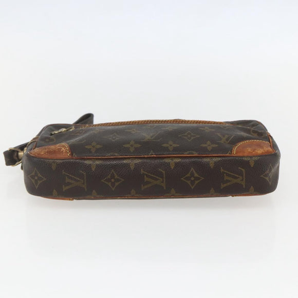 LOUIS VUITTON Monogram Clutch Bag 2 Set LV Auth ka638