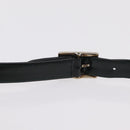 GUCCI Shoulder Bag Patent Leather Black Silver 001 2113 1677 Auth ka6380-10