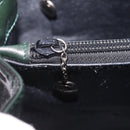 GUCCI Shoulder Bag Patent Leather Black Silver 001 2113 1677 Auth ka6380-27