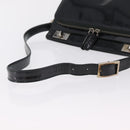 GUCCI Shoulder Bag Patent Leather Black Silver 001 2113 1677 Auth ka6380-7