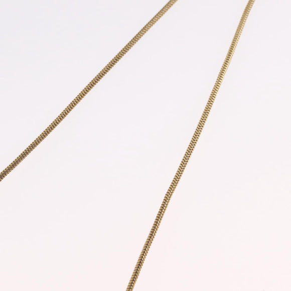 GIVENCHY Necklace Metal Gold Tone Auth ka6381