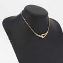 GIVENCHY Necklace Metal Gold Tone Auth ka6381-12