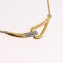 GIVENCHY Necklace Metal Gold Tone Auth ka6381-3