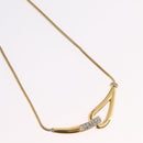 GIVENCHY Necklace Metal Gold Tone Auth ka6381-4
