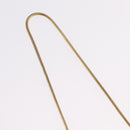 GIVENCHY Necklace Metal Gold Tone Auth ka6381-6