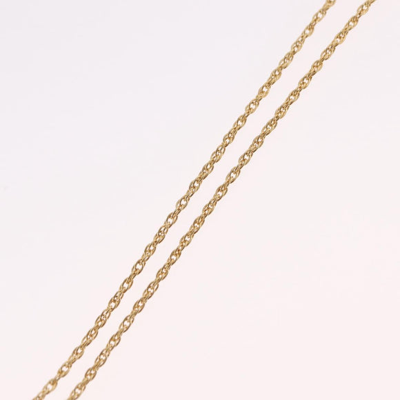 GIVENCHY Necklace Metal Gold Tone Auth ka6382