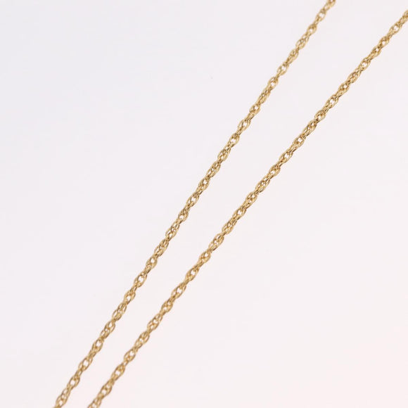 GIVENCHY Necklace Metal Gold Tone Auth ka6382