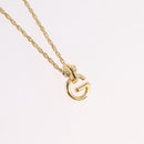 GIVENCHY Necklace Metal Gold Tone Auth ka6382-3
