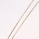 Christian Dior Rhinestone Necklace Metal Gold Tone Auth ka6383-11