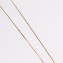 Christian Dior Rhinestone Necklace Metal Gold Tone Auth ka6383-5