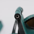 LOEWE Mini Gate Bag Shoulder Bag Leather Green Silver Auth ka6387M-22