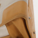 LOEWE Anagram Amazonas Hand Bag Vinyl Leather Clear Silver Auth ka639-9