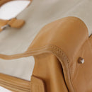 LOEWE Anagram Amazonas Hand Bag Vinyl Leather Clear Silver Auth ka639-15