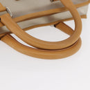 LOEWE Anagram Amazonas Hand Bag Vinyl Leather Clear Silver Auth ka639-7