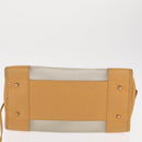 LOEWE Anagram Amazonas Hand Bag Vinyl Leather Clear Silver Auth ka639-5